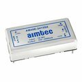 Aimtec DC to DC Converter, 48V DC to 12V DC, 40VA, 0 Hz, Nickel Coated Copper Case AM40E-4812SZ